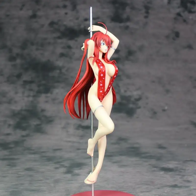 30 см аниме школьная DxD Сексуальная Rias Gremory Pole танец версия. ПВХ фигурка