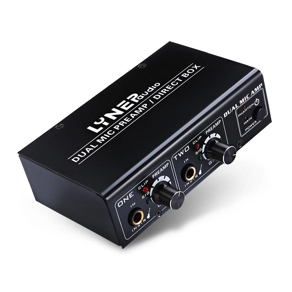 Двухканальный мини усилитель для микрофона двойной электрогитара бас дома