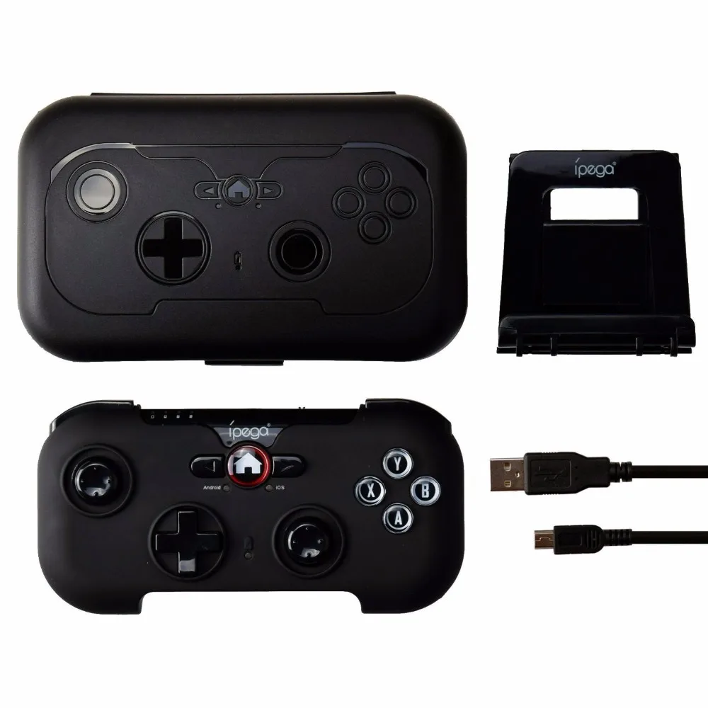 Новый IPEGA pg 9058 черный мастер Беспроводной bluetooth геймпад с кронштейн для IOS/Android