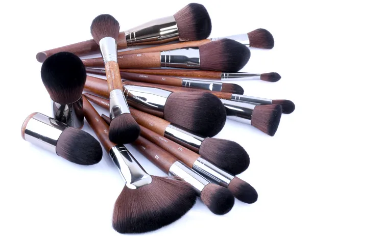 MUFE-SERIES 38-Brushes Complete Brush Set - Wooden Handle Soft Synthetic Hair Professional Beauty Makeup Brushes Kit Tools | Красота и