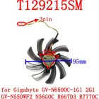 Бесплатная доставка, веер для видеокарт EVERFLOW T129215SM 95mm3PIN для Gigabyte GV-N650OC-1Gl 2Gl, N56GOC, R667D3, R777OC
