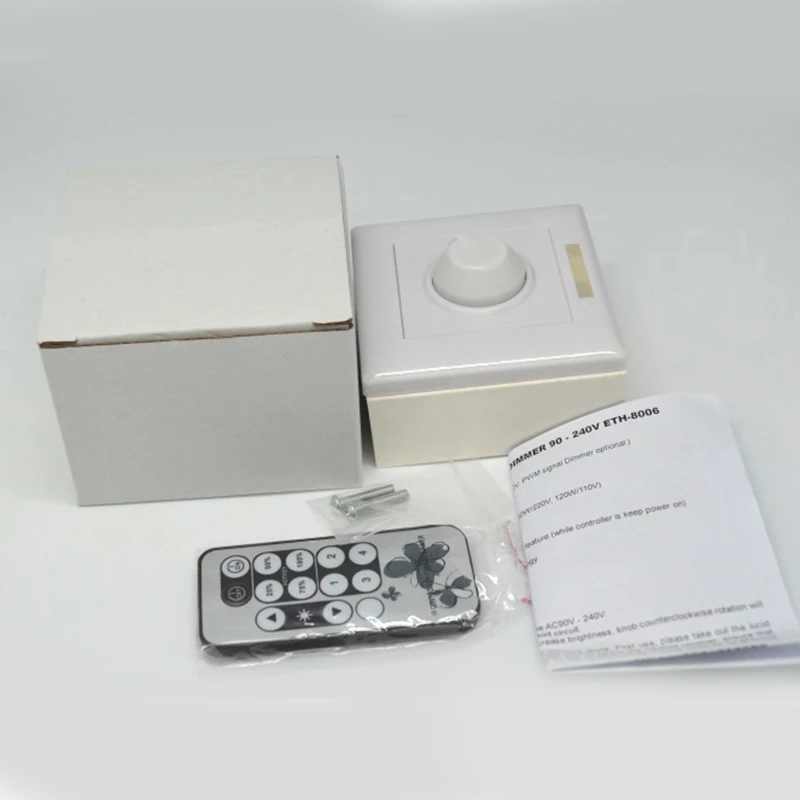 110 в 120 220 В 240 300 Вт 8A ИК ручка PWM Triac светодиодный диммер переключатель для E14 E27 GU10