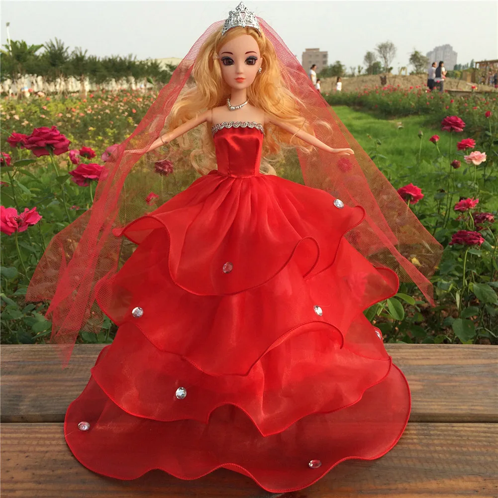 Детское платье на день рождения невесты свадьбу для куклы сделай сам подарок