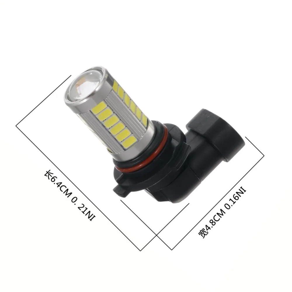 2 шт. Автомобильный светодиодный противотуманный фонарь H8 H11 9005 9006 T20 33SMD ходовой