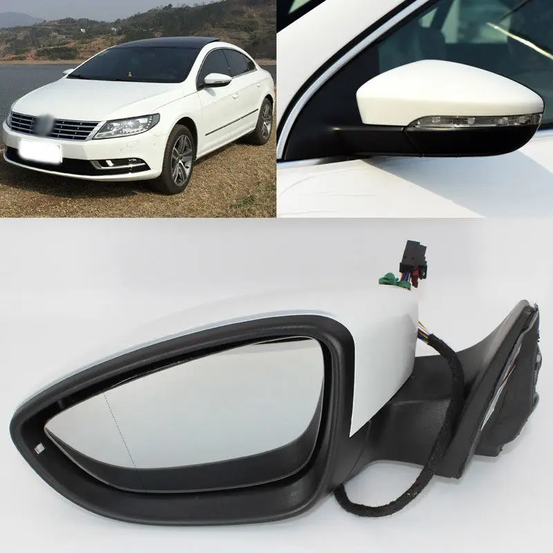 Зеркало бокового вида для Volkswagen CC 2010 2018 13 контактов регулировка мощности