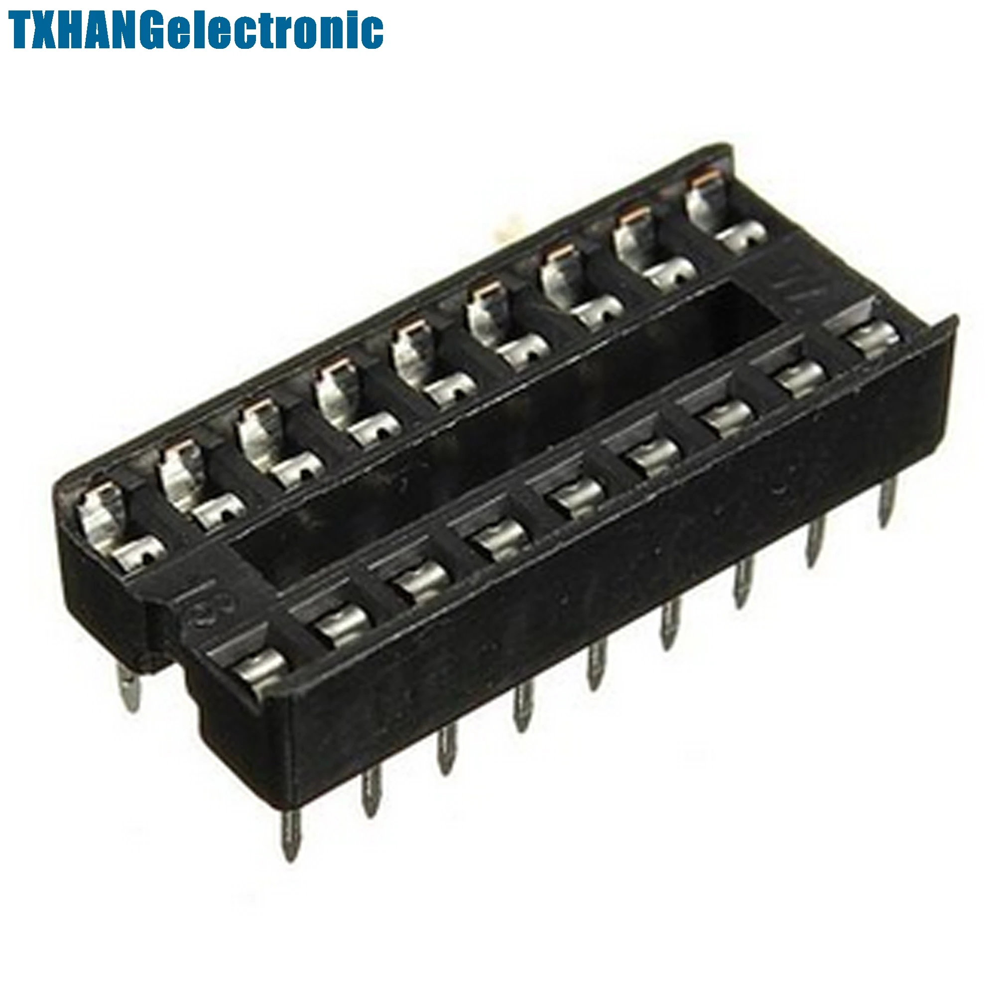 10PCS Socket Pcb Mount Connector 18-Pin Dil Dip Develope Ic New |