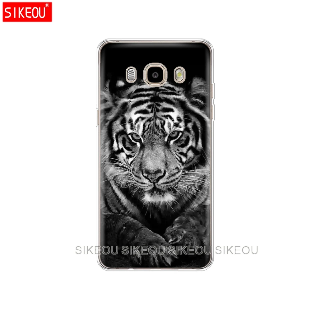 Силиконовый чехол для телефона Samsung Galaxy J1 J2 J3 J5 J7 MINI 2016 2015 prime tiger lion Leopard|Бамперы| |