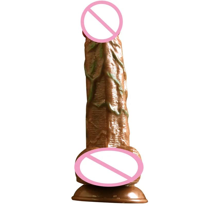 Реалистичный фаллоимитатор на присоске телескопический Желейный огромный член