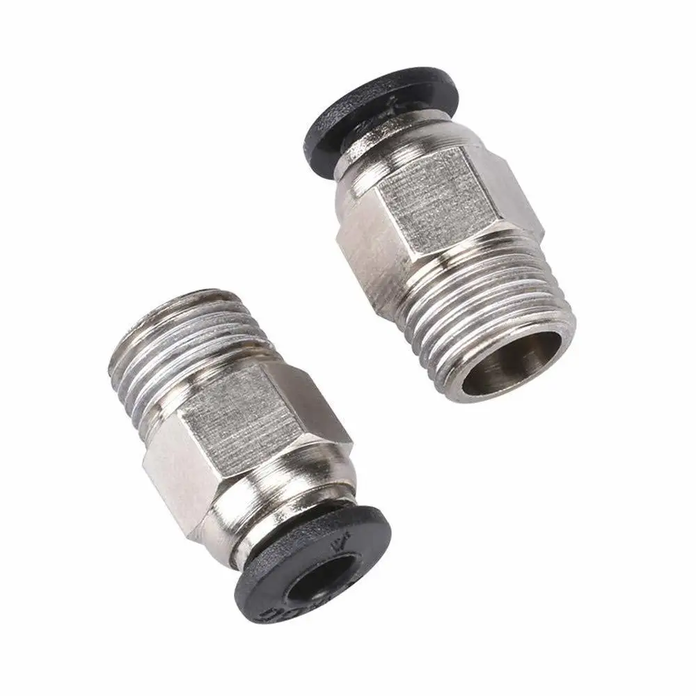 10 шт. прямой пневматический быстроразъемный соединитель для 3D принтера|Детали и