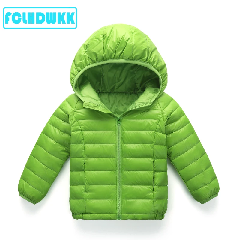 Ultra light boys down jacket for girls white down jacket and coat for girls 90% down winter warm children coat boy girls clothes images - 6