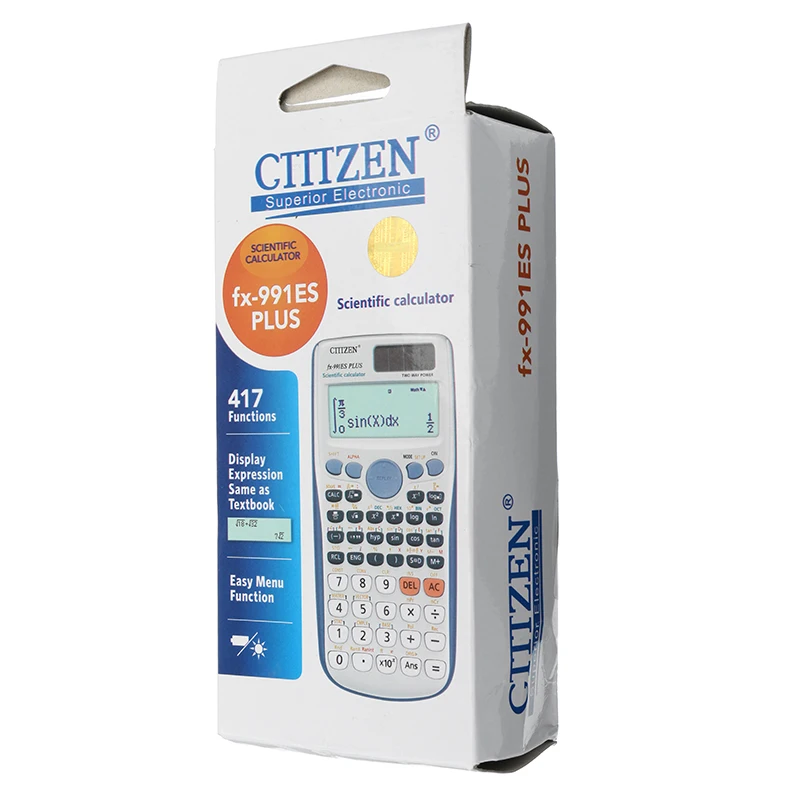 

Handheld Student's Scientific Calculator 991ES PLUS LED Display Pocket Functions Calculator For Teaching For Students