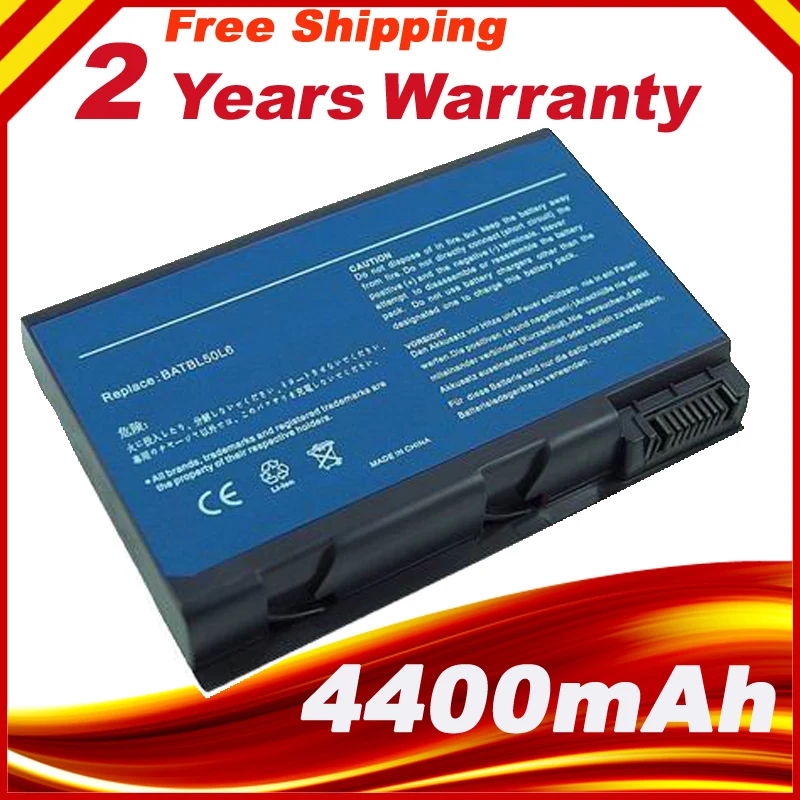 Замена Аккумулятор ДЛЯ Ноутбука Acer Aspire 3690 5100 3100 3102 5610 5515 5610Z BATBL50L6 6 СОТОВЫЙ 5200 мАч |