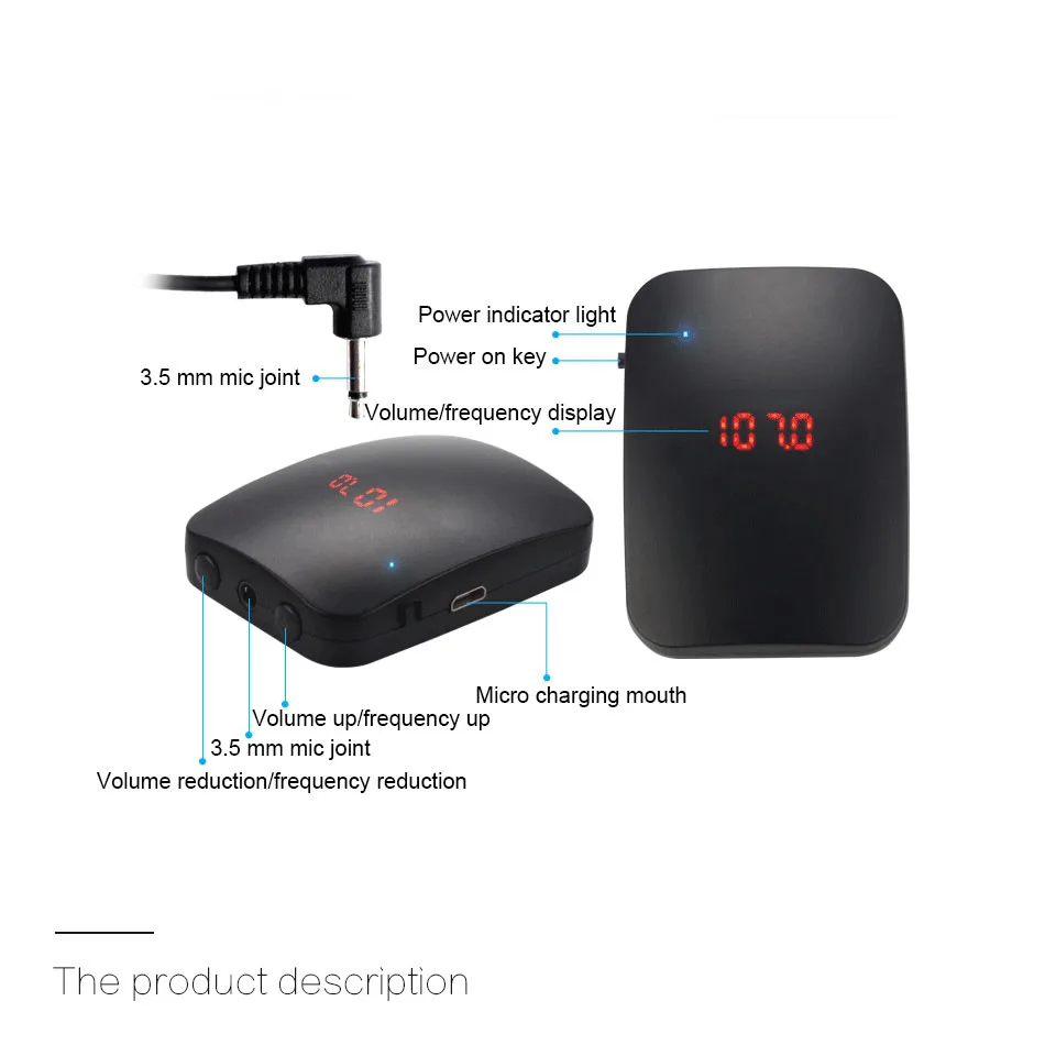 Беспроводной микрофон KEXU FM Обучающие колонки гарнитура руководство для