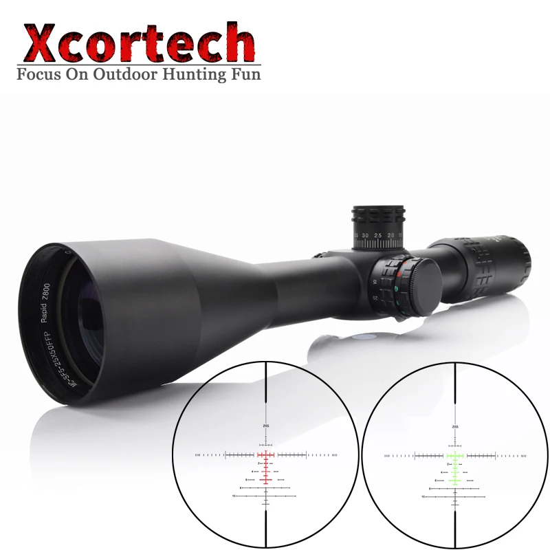 Охотничий 5-25X50 FFP оптика Riflescope боковой Параллакс тактический охотничий прицел крепления для снайперская винтовка для страйкбола