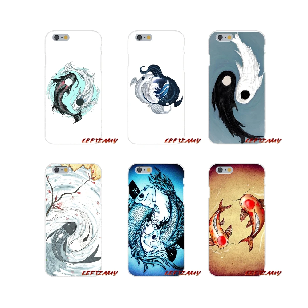 Аксессуары Чехлы для телефона Koi Yin Yang Fish Xiaomi Mi6 Mi 6 A1 Max Mix 2 5X 6X Redmi Note 5 5A 4X 4A 4 3 Plus