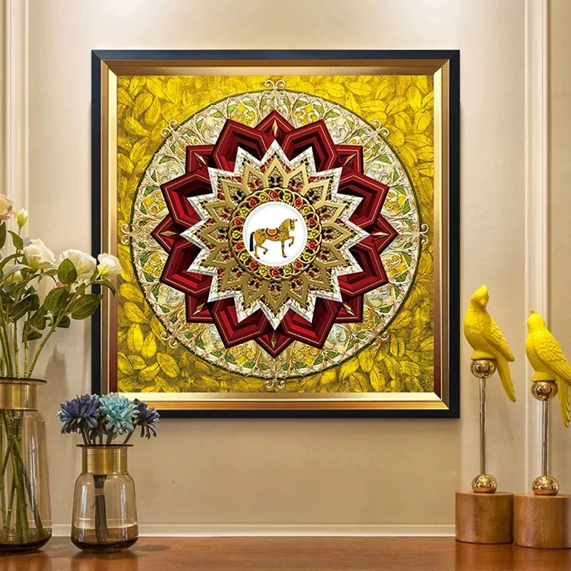 Набор для вышивки DMC сделай сам крестиком с рисунком лошадей Китайская вышивка |