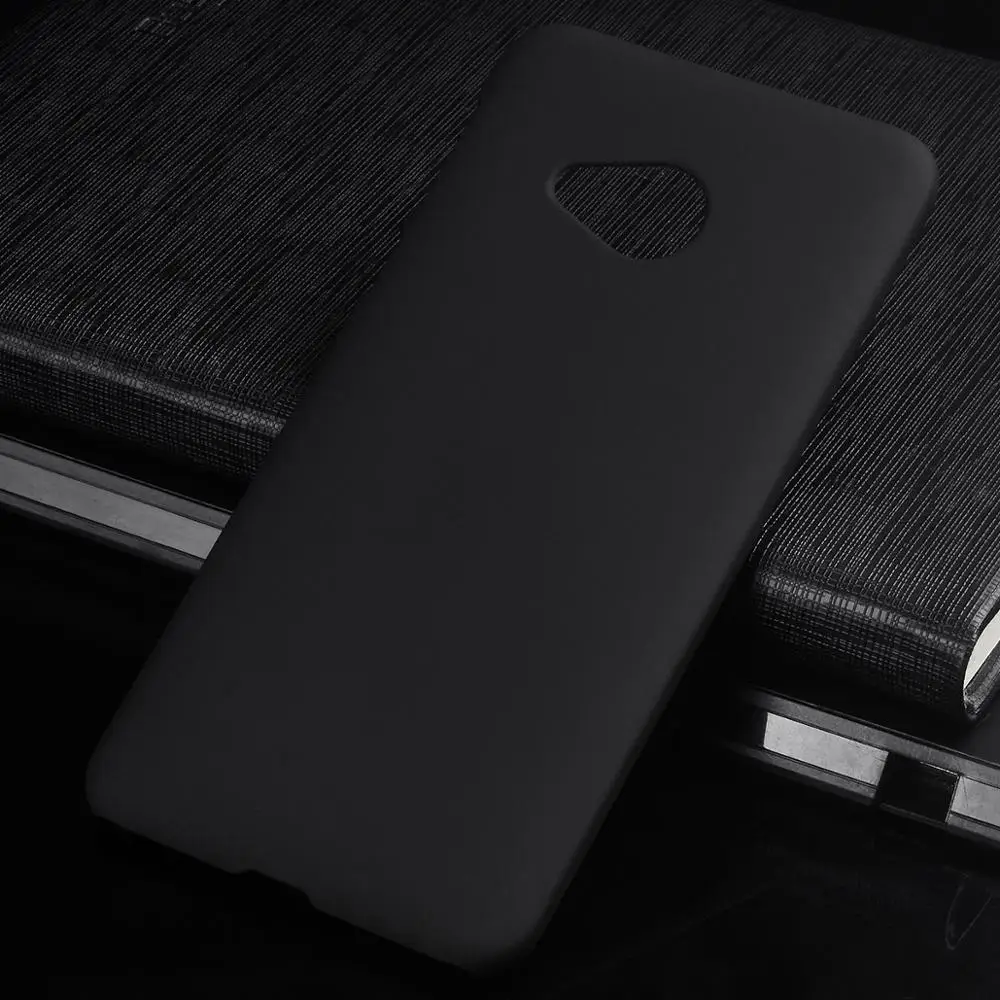 Матовая Пластик Coque 5.2For Htc U Play чехол для Htc U Play Uplay телефона чехол-лента на заднюю панель - Цвет: Black