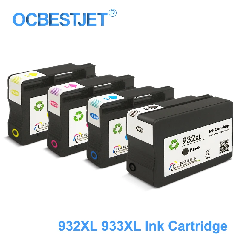 [Третьи вечерние чернила] для HP 932XL 933XL 932 933 XL сменный картридж Officejet 6100 6600 7110 7510 7512