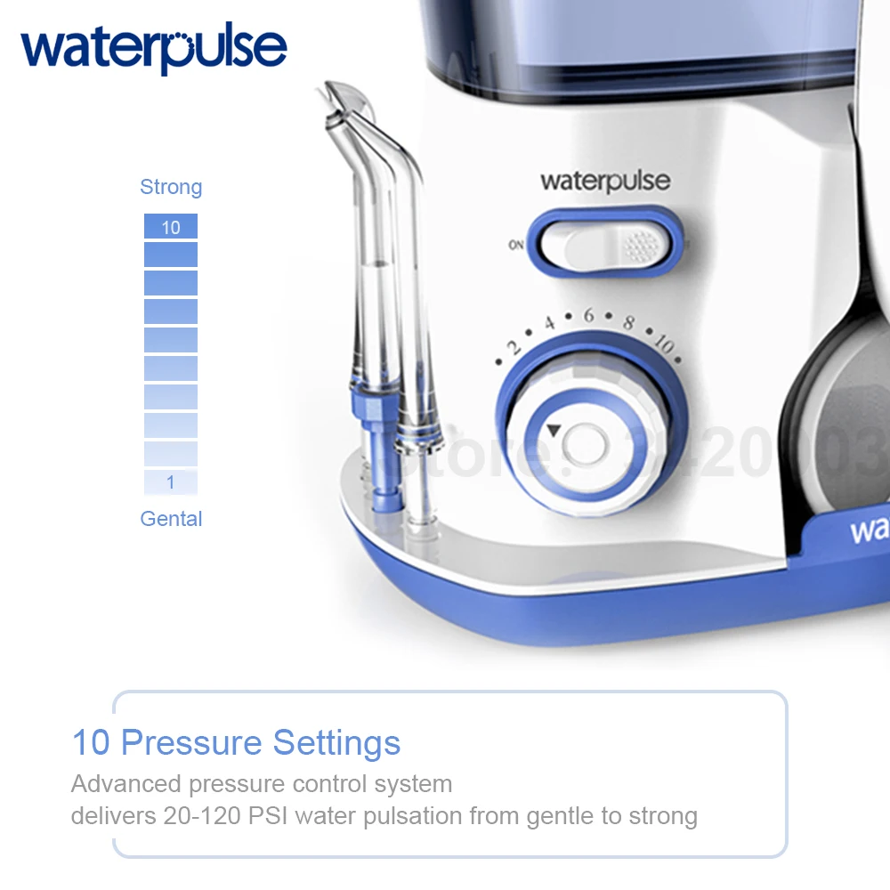 Ирригатор Waterpulse V300 для полости рта 800 мл стоматологическая струя воды 10 режимов