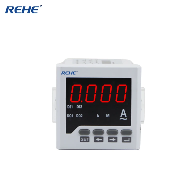 

Портативный цифровой амперметр REHE, 72*72 мм, OEM, однофазный, AC