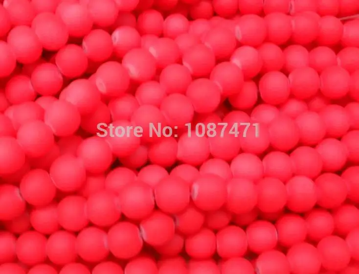 

10 Strands 8mm fluorescence glass beads Bracelet Jewelry necklace pendant DIY Decoration Accessories Multi-color selection