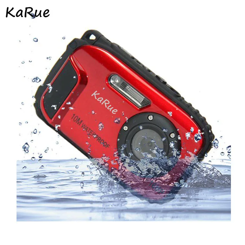 KaRue K188 квази Профессиональный IP68 10 м водонепроницаемый Дайвинг цифровая камера 16 миллионов пикселей 2,7 дюймов экран 8 X digital зум