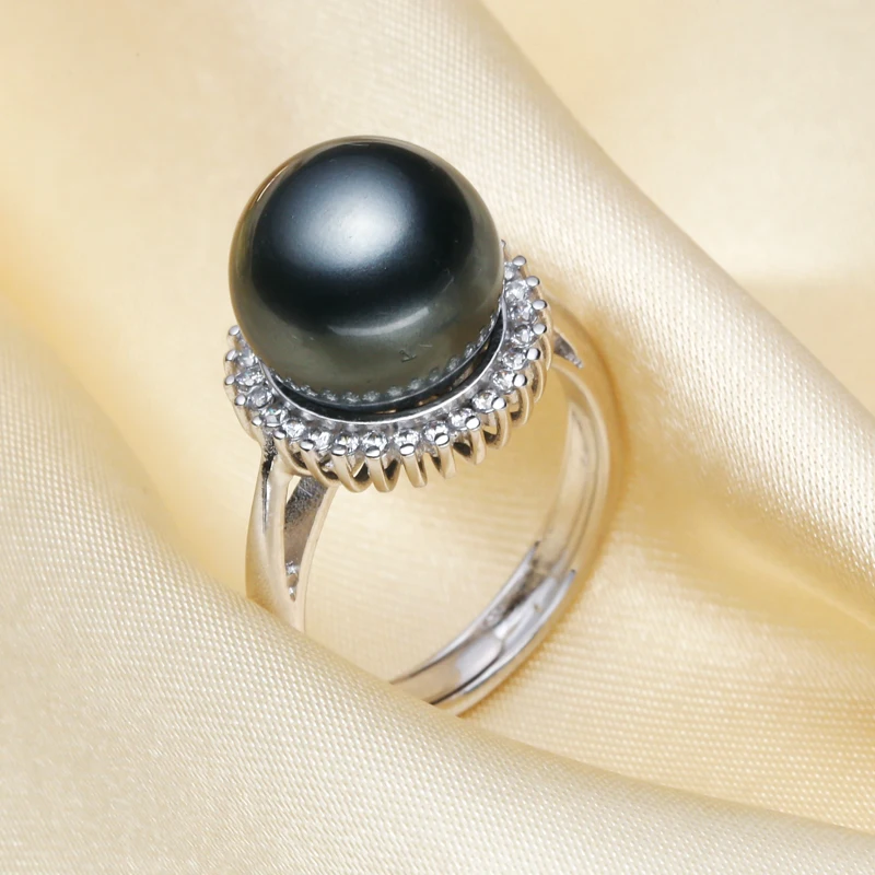Женское кольцо с жемчугом Nanyang Mother pearl 925 Post|silver real|pearl pearlspearl silver |
