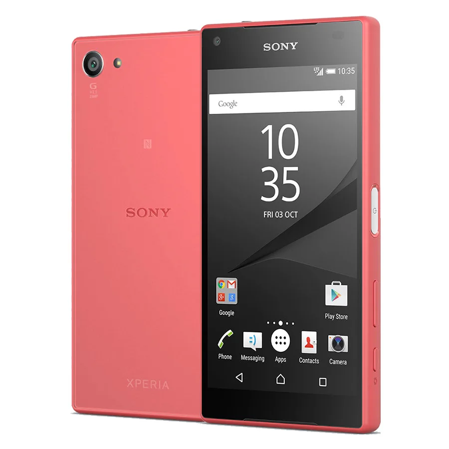 sony Xperia Z5 Compact E5823 разблокированный ОЗУ 2 Гб ПЗУ 32 Гб GSM Android четырехъядерный и четырехъядерный 4," МП смартфон - Цвет: Pink