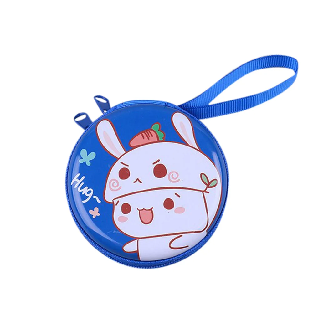 Женский кошелек OCARDIAN короткий с милыми мультяшными элементами круглая сумочка