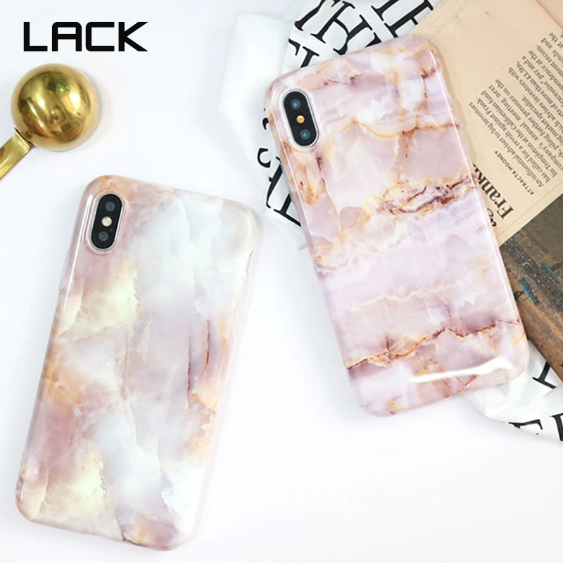 Чехлы LACK для телефонов iphone 7 чехол 6 6s 8 Plus X Модный мягкий карамельного цвета с