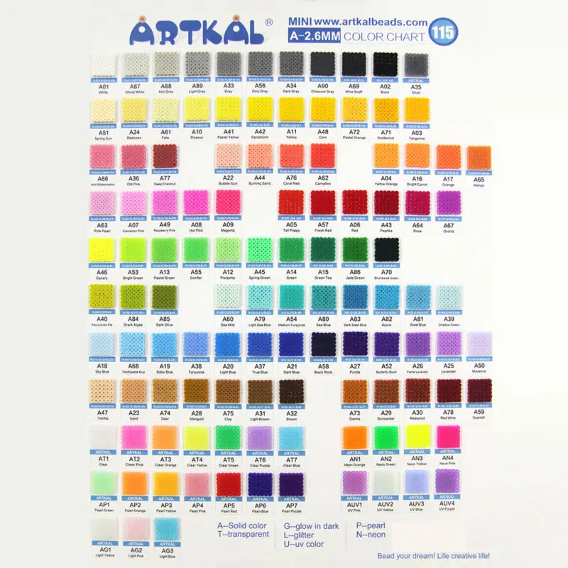 Artkal 10 цветов набор коробок для хранения мини-бусины Хама Diy креативные