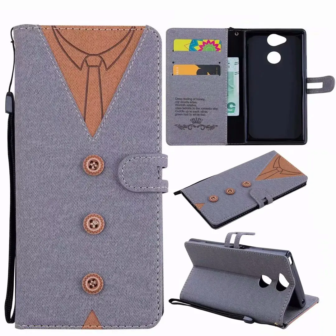 Чехол Кошелек для телефона Sony Xperia XA XZ 2 1 XZ2 XZ1 XA2 XA1 Compact Luxury Caso Capa Fundas модный кожаный