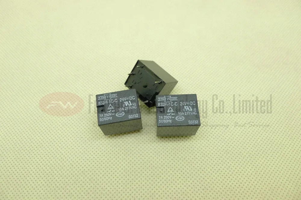 Силовое реле 833H-1C-C-12VDC 833H-1C-C-24VDC 833H-1C-C-48VDC 7A 250VAC 5 pins | Обустройство дома
