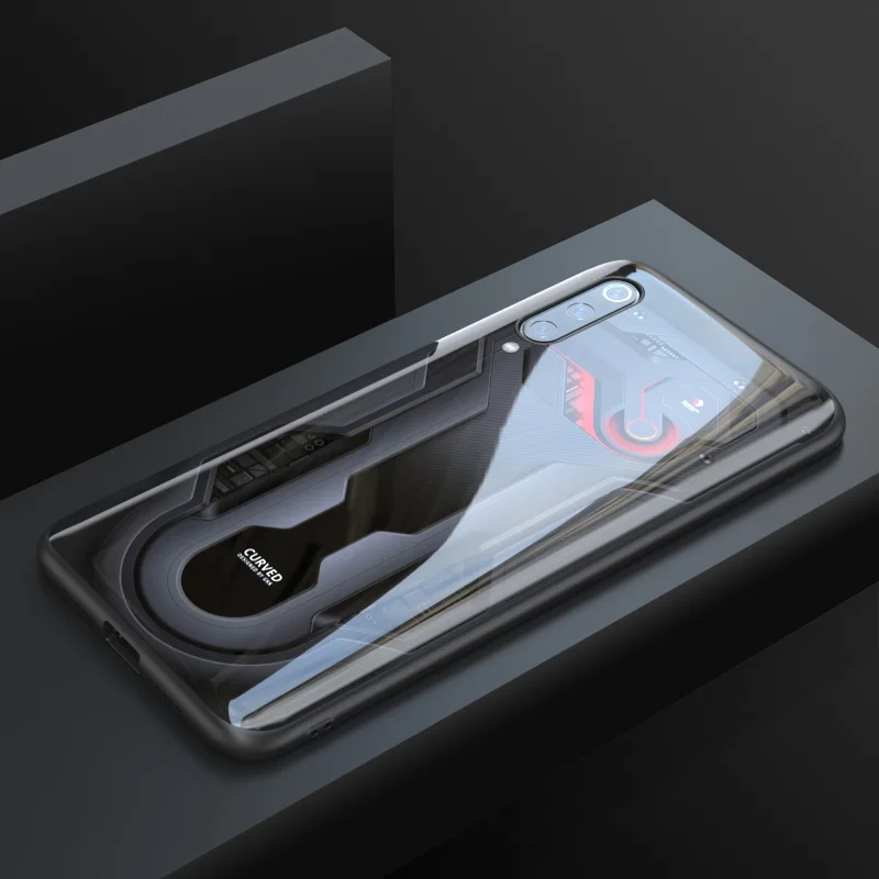 Pattern 11 GKK для Xiaomi mi 9 чехол из закаленного стекла Мягкий ТПУ Край силиконовый роскошный противоударный задний Чехол для Xiao mi 9 чехол Coque Fundas - Цвет: Pattern 11