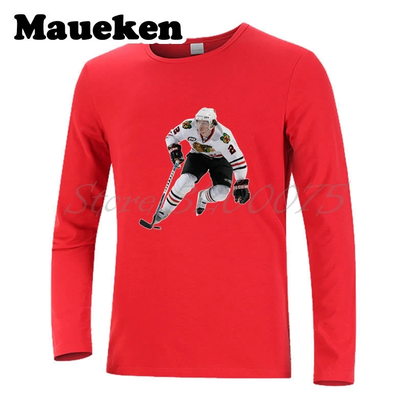 Мужская футболка с длинным рукавом Duncan Keith 2 Chicago канадская одежда Blackhawk на осень и