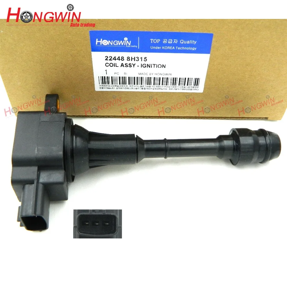 22448-8H315 катушки зажигания подходят для Nissan Sentra X-Trail T30 Primera Altima 2.5L 02-13 224488H315 22448 8H315