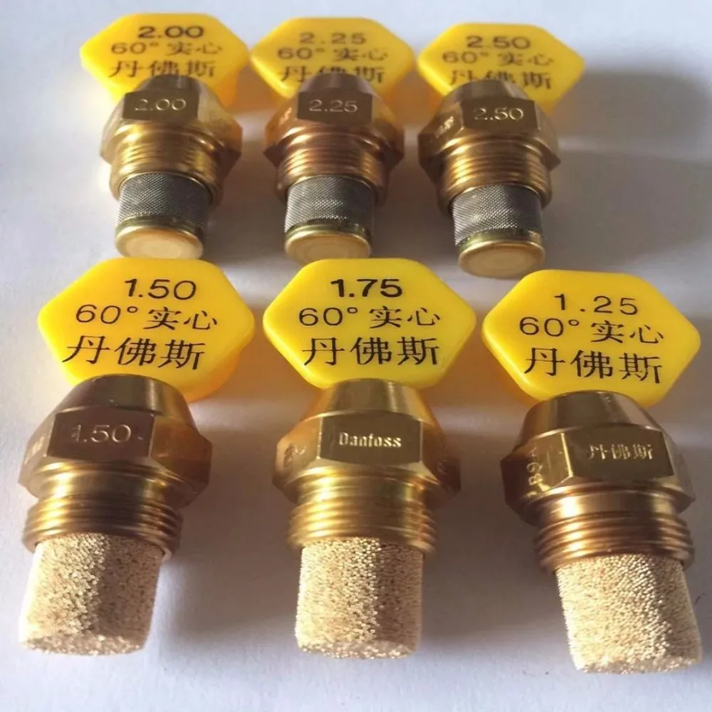60 градусов danfoss масляная насадка латунная Форсунка струйная горелка топливная