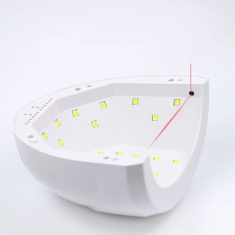 1 шт. пластиковая Сушилка для ногтей 6 Led 30 УФ светодиодная лампа быстрый изгиб