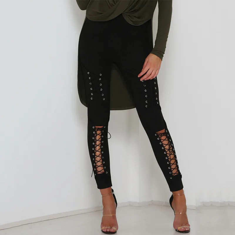 

Pantalon Mujer Mid Direct Selling Real Woman Personality Europe And The 2021 Autumn Winter Sexy Straps Corns Suede Comfortable