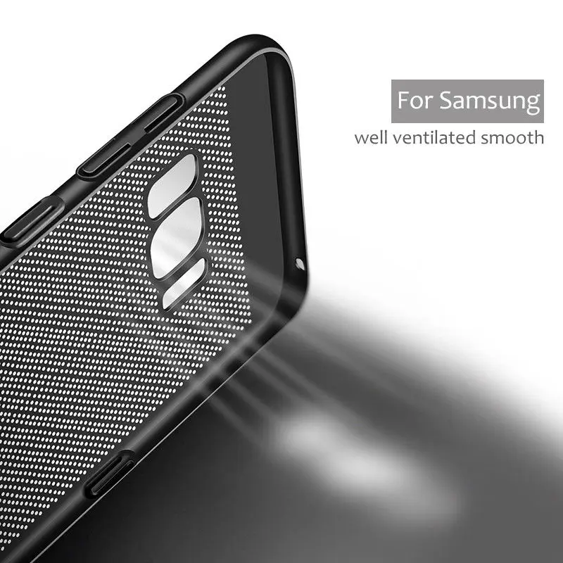 Теплоотвод чехол для Samsung Galaxy S10e S9 S8 S10 Plus A7 2018 Note 9 8 ультра тонкий жесткий ПК