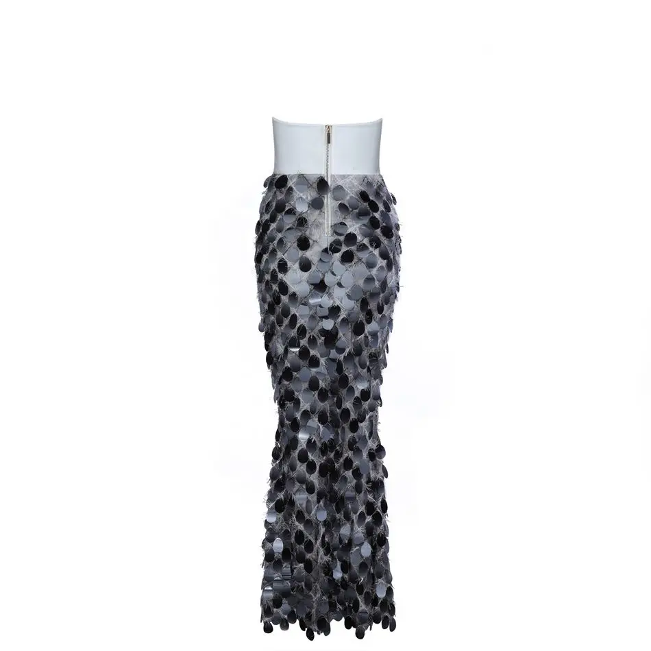 Новый Зимний бандаж знаменитости для вечеринок платье женское без рукавов с