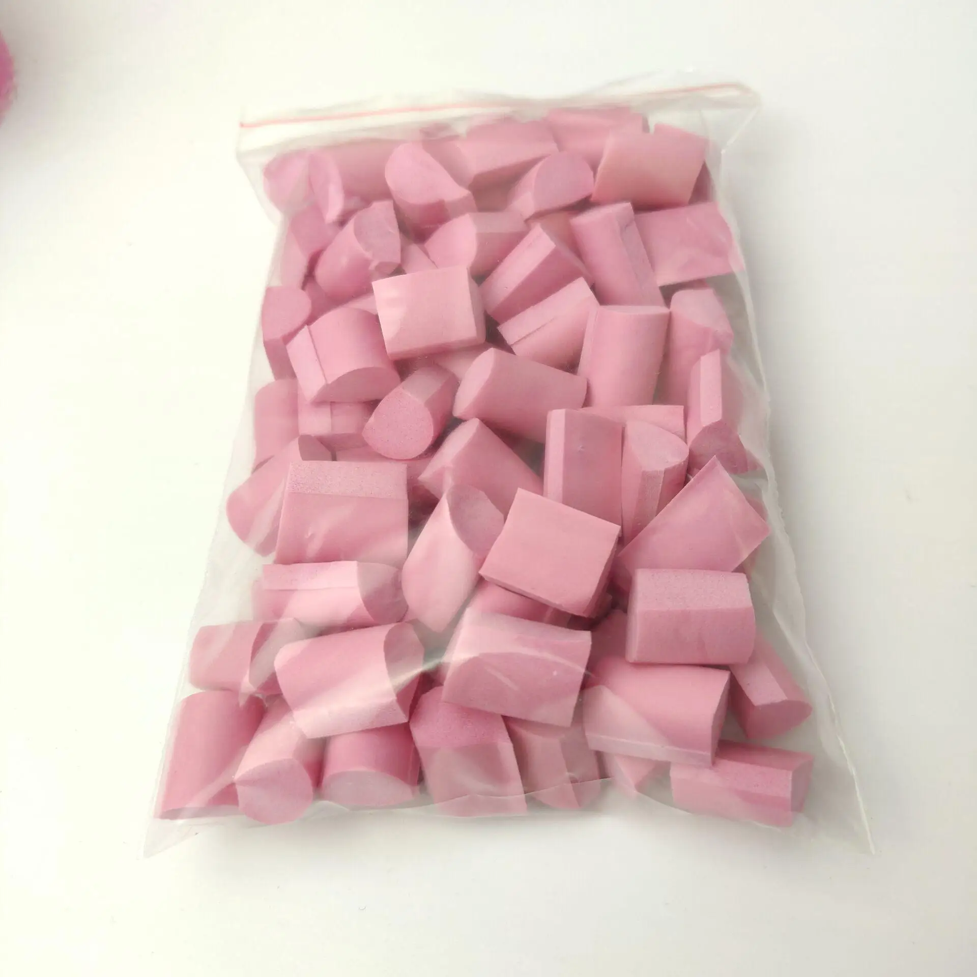 pink 70 шт./пакет губка бусины для слаймов поставки DIY клейкие аксессуары для Slime вещи пенистой глины грязи губка бусины для слаймов блок - Цвет: pink