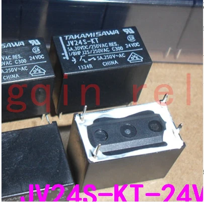 

5Pcs 100%Original New JV24S-KT JV-24S-KT 4PINS 5A30VDC/250VAC 24VDC Power Relay
