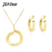 zea dear jewelry copper jewelry sets for women big round jewelry necklace pendant for party engagement classic jewelry findings