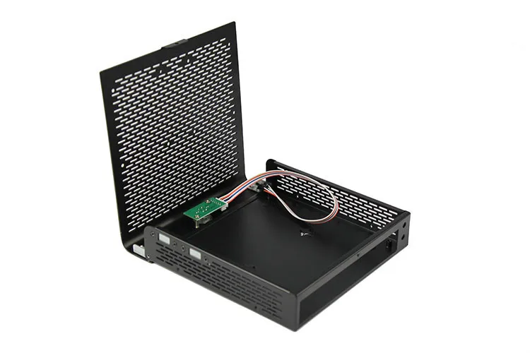 Горизонтальный мини HTPC Чехол черный тонкий mini ITX PC чехол s домашний кинотеатр компьютерный игровой Настольный чехол шасси для тонкой материнской платы
