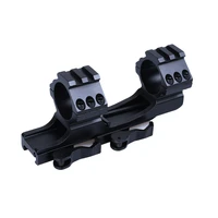 quick release 25 4mm 30mm rifle scope mount sight bracket dovetail rail ring profile pistol adapter hunting caza detach double s