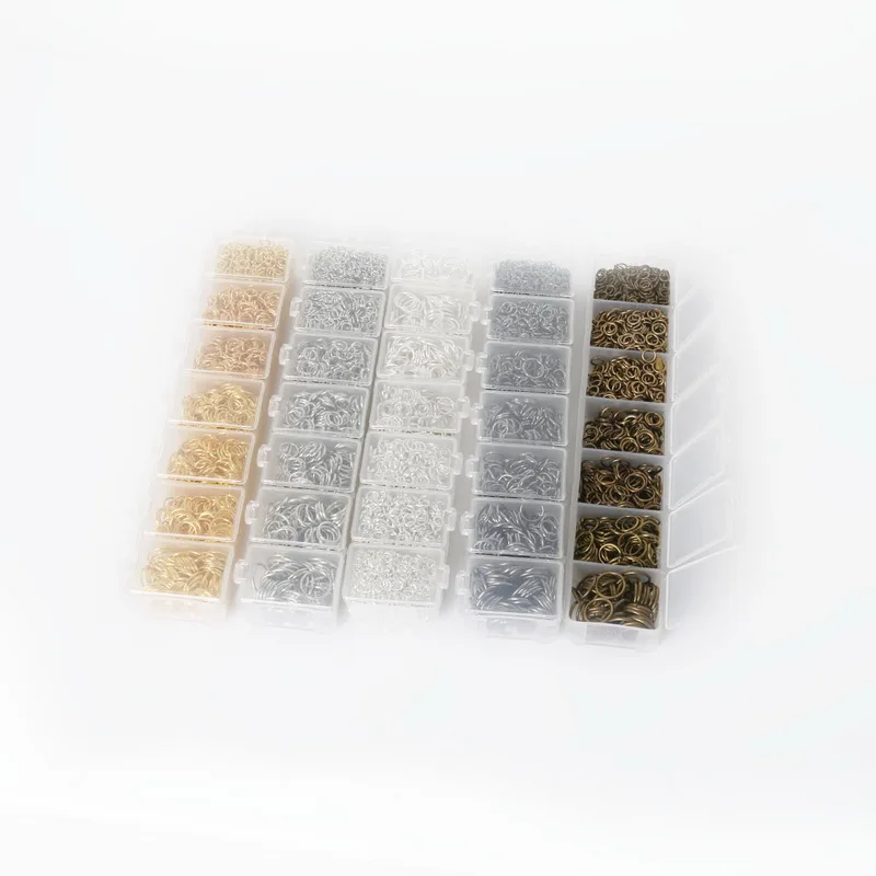 Wholesale 5400-6000Pcs Open Jump Rings Rhodium Silver Gold Bronze Plated Single Loop 3mm-10mm DIY Jewelry Findings | Украшения и