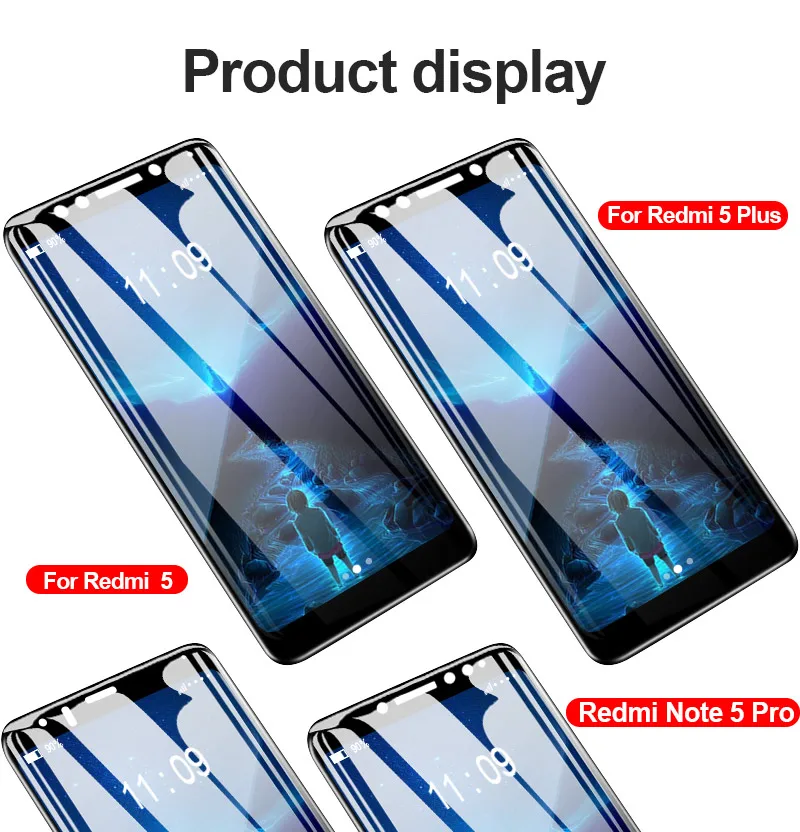 Защитное стекло TOMKAS 5D для Xiao mi Red mi Note 5 4X Red mi 5 Plus 6 Pro, Защитное стекло для Xiaomi mi A1 8 SE 6 A2 6X