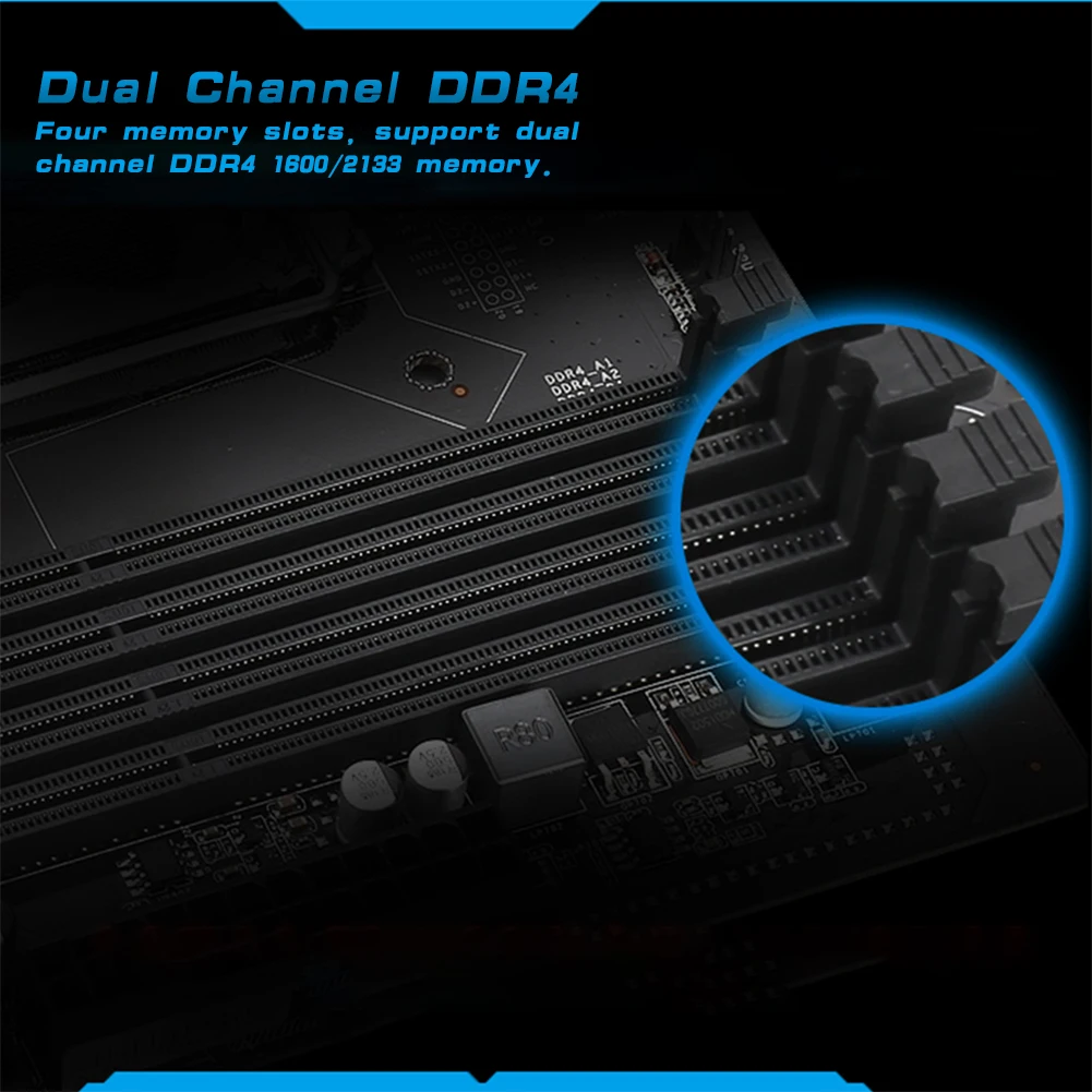 Onda B150U-D4 материнская плата системная для Intel B150/LGA 1151 двухканальная DDR4 SATA3 USB3.0 mATX