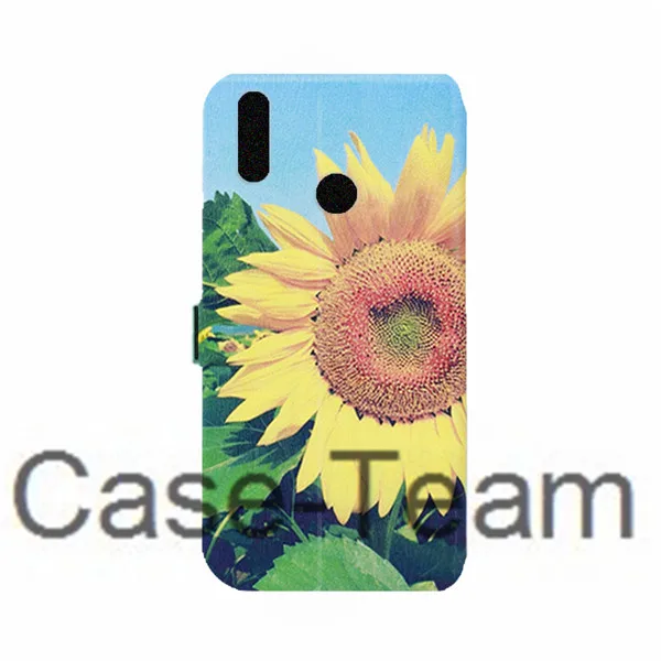 Цветной кожаный бумажник с магнитом и держателем для карт Huawei honor 8C чехол